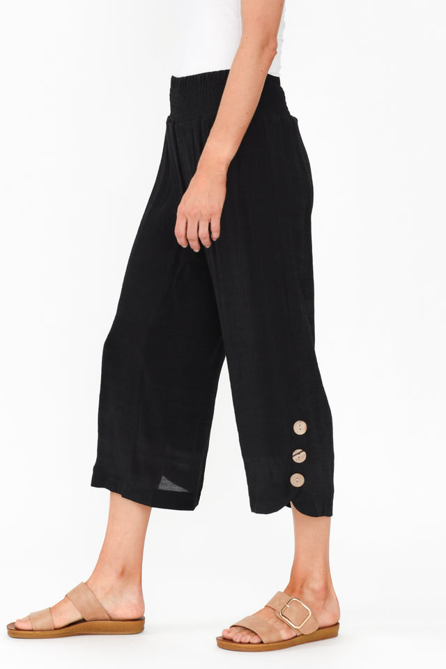 Lettie Black Button Pants image 5