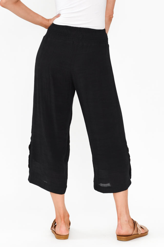 Lettie Black Button Pants image 6