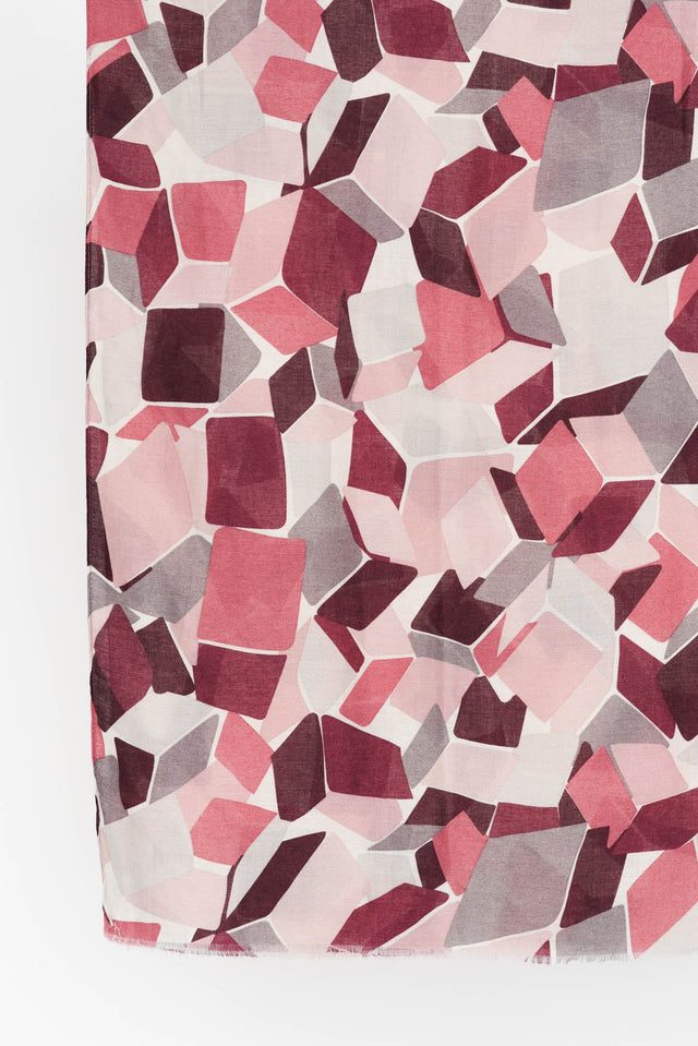 Lilla Pink Mosaic Scarf