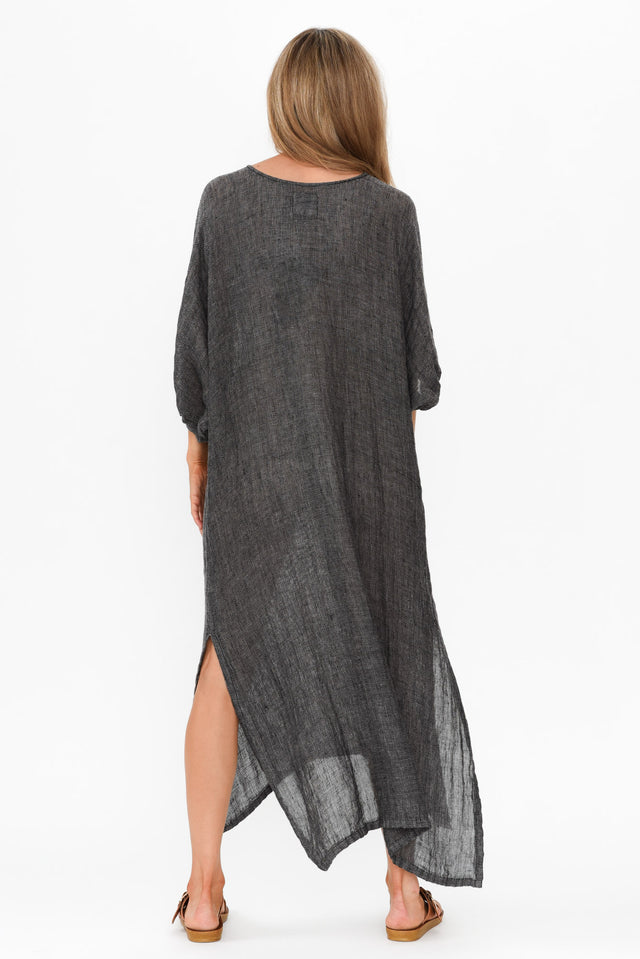 Marcel Charcoal Linen Dress image 5