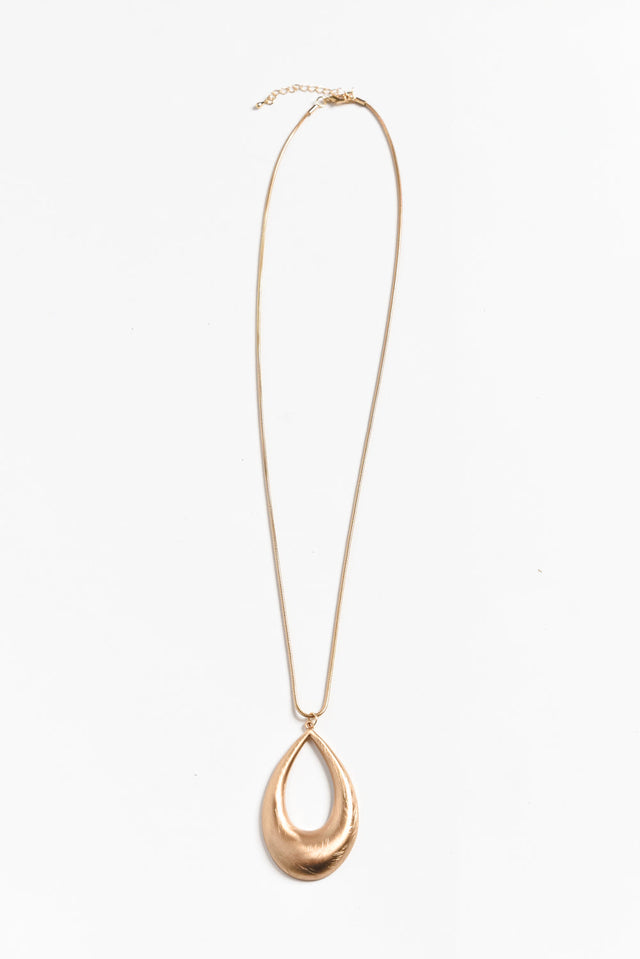 Marvelo Gold Pendant Necklace