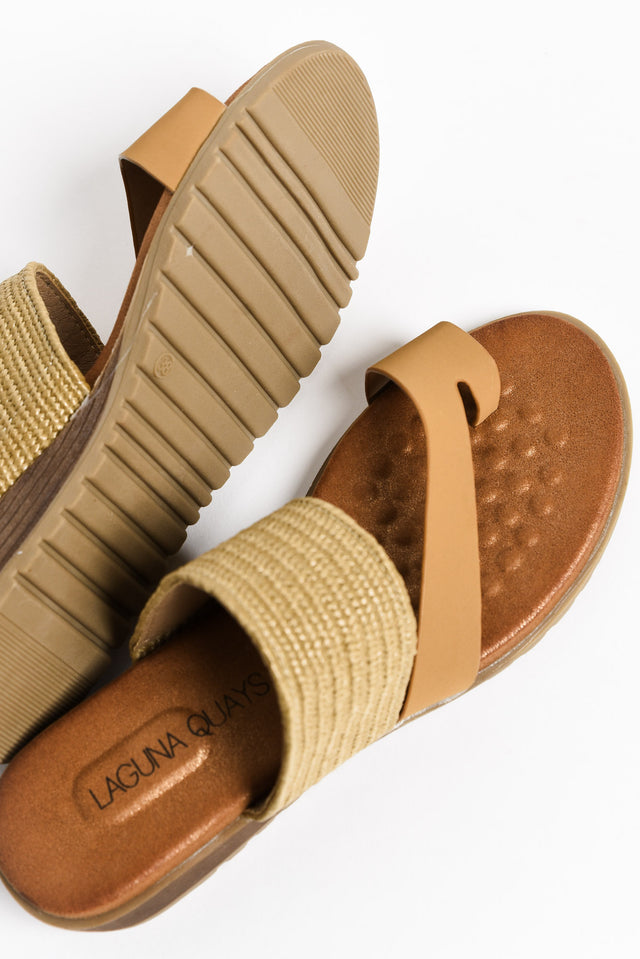 Meduza Tan Woven Strappy Slide image 6