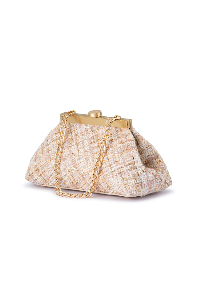 Mia Blush Boucle Clutch image 3