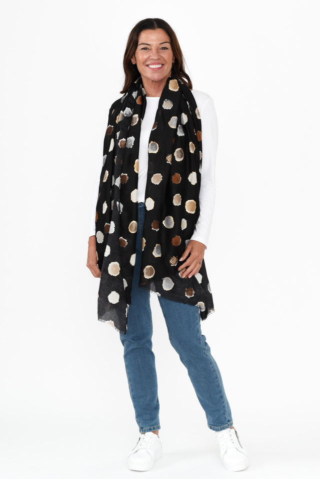 Mino Black Spot Scarf image 3