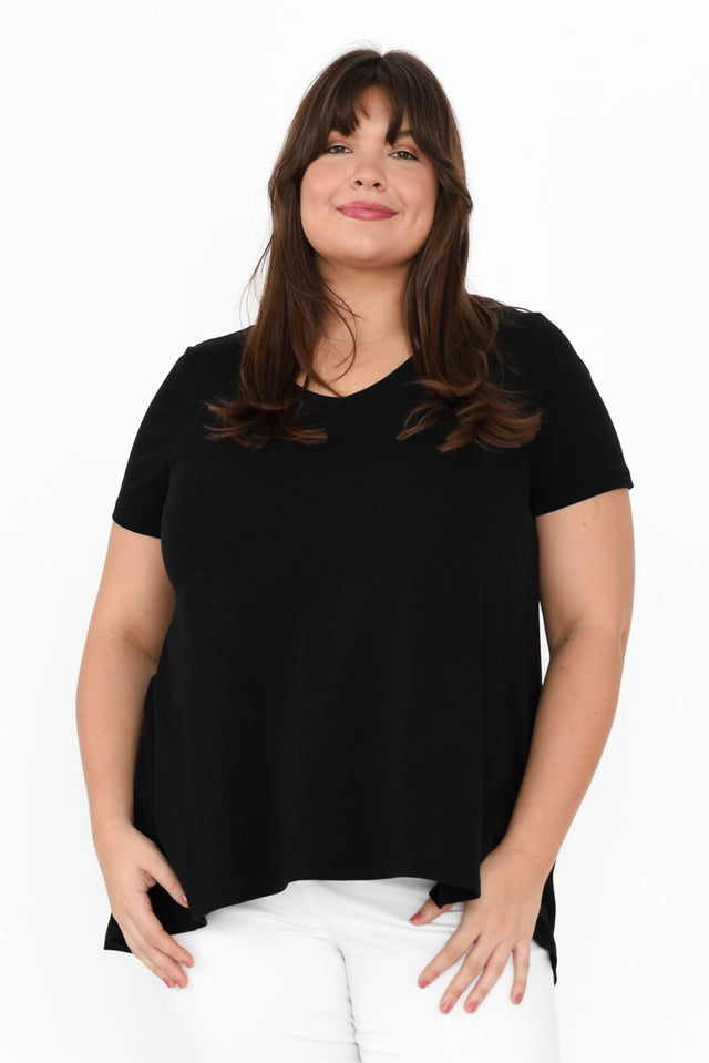 plus-size,curve-basics,curve-tops,plus-size-cotton-tops,plus-size-basic-tops,alt text|model:Gabby image 7