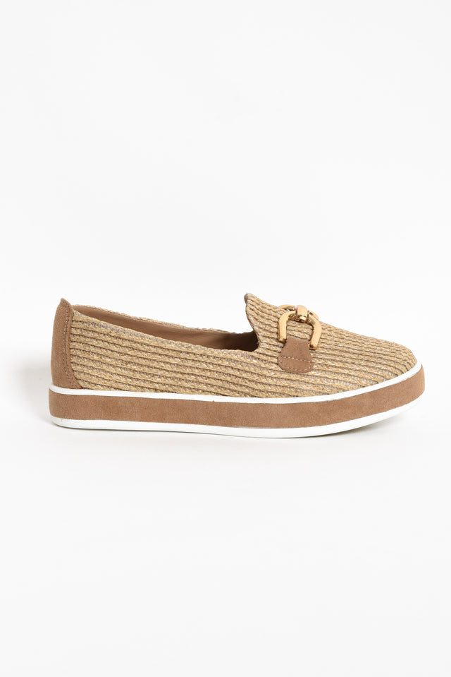 Natyia Natural Woven Platform Loafer image 6