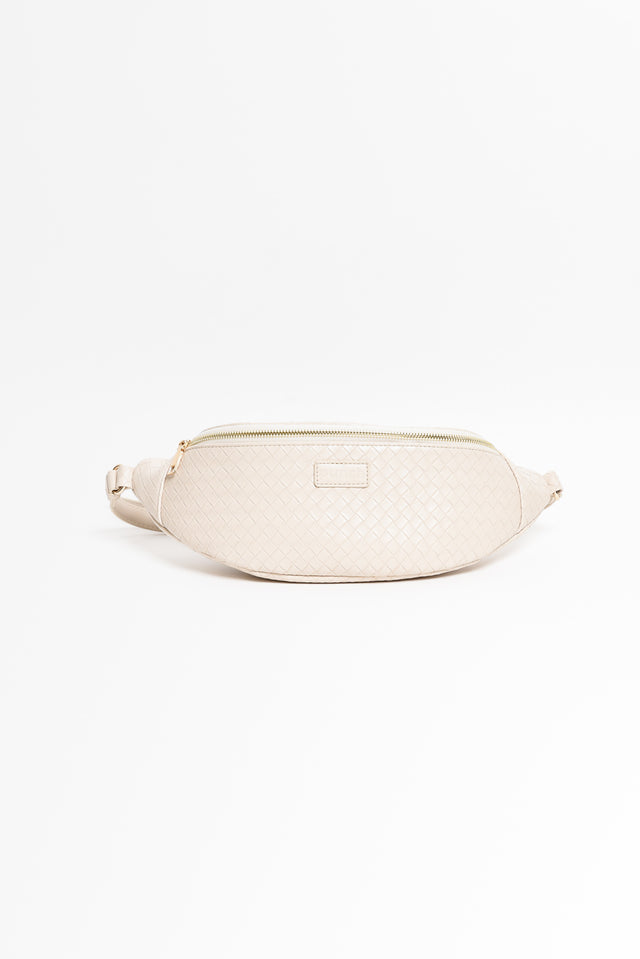 Nomad Cream Woven Sling Bag