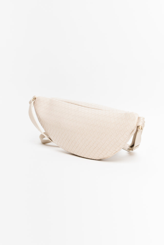 Nomad Cream Woven Sling Bag image 3