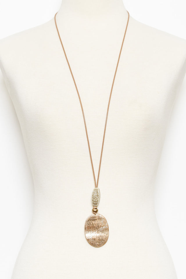 Olesya Gold Pendant Necklace