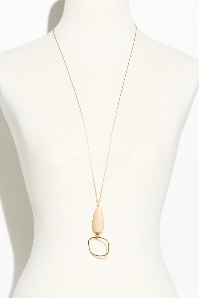 Pandora Gold Teardrop Pendant Necklace