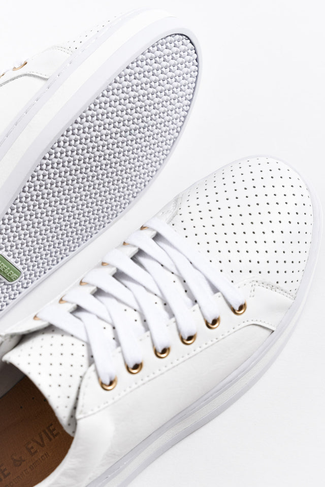 Paradise White Leather Sneaker image 5