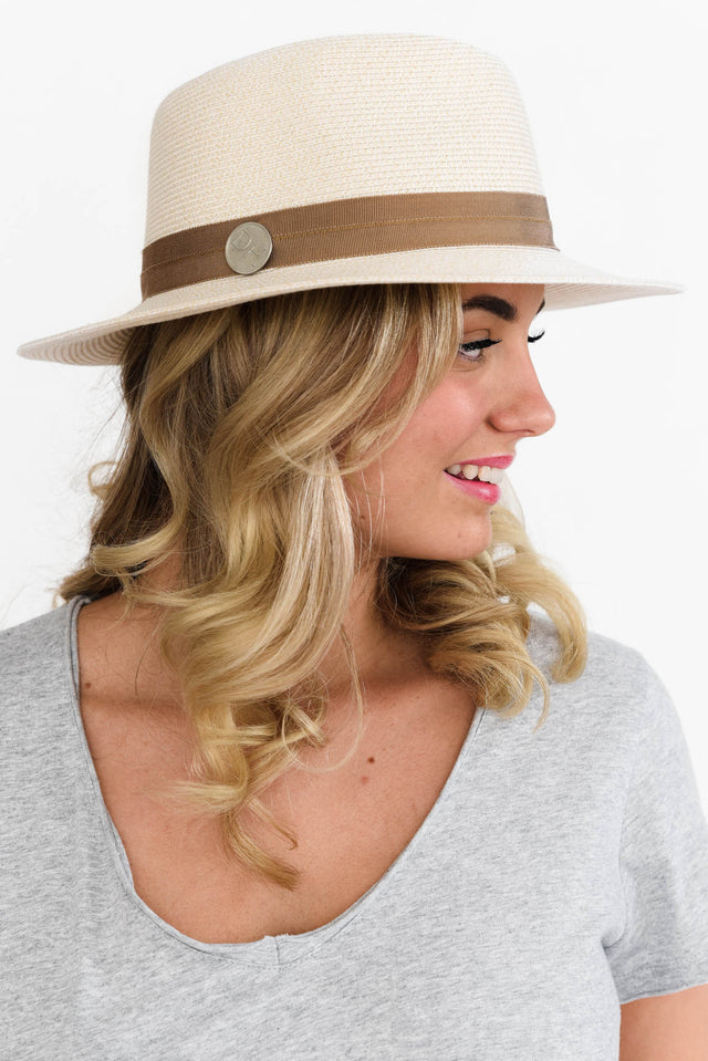 Pinehurst Taupe Flexibraid Fedora