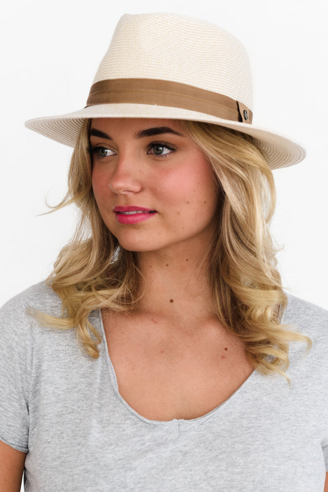 Pinehurst Taupe Flexibraid Fedora