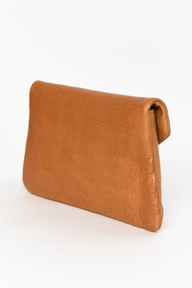 Quinn Tan Leather Purse image 3