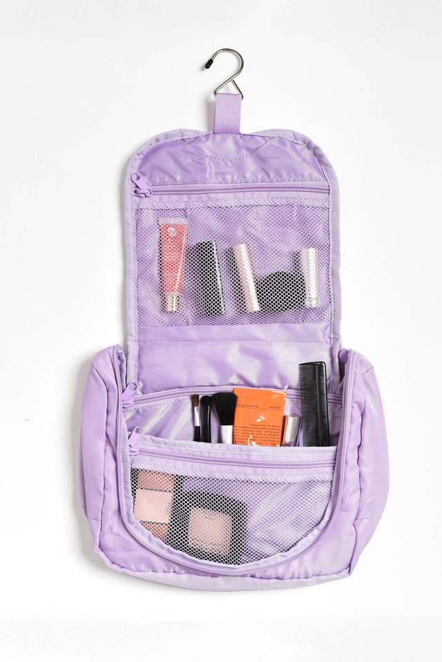 Rae Lilac Large Toiletry Organiser