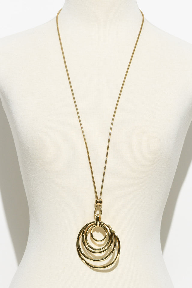 Rings Gold Pendant Necklace