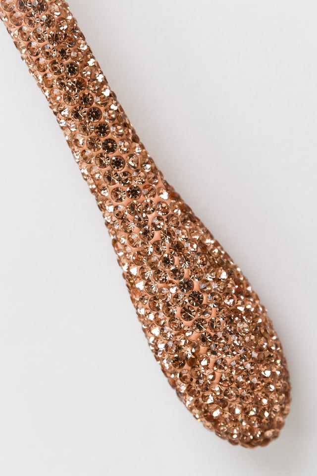 Rose Gold Diamante Cosmetic Brush image 3