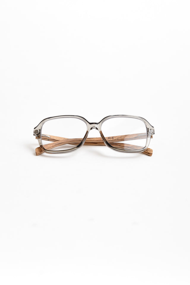 Scarlett Grey Wooden Reading Glasses