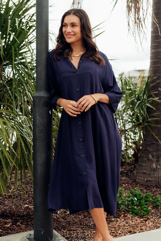 Seiko Navy Shirt Dress