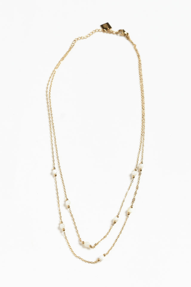 Shira Gold Plated Layered Necklace