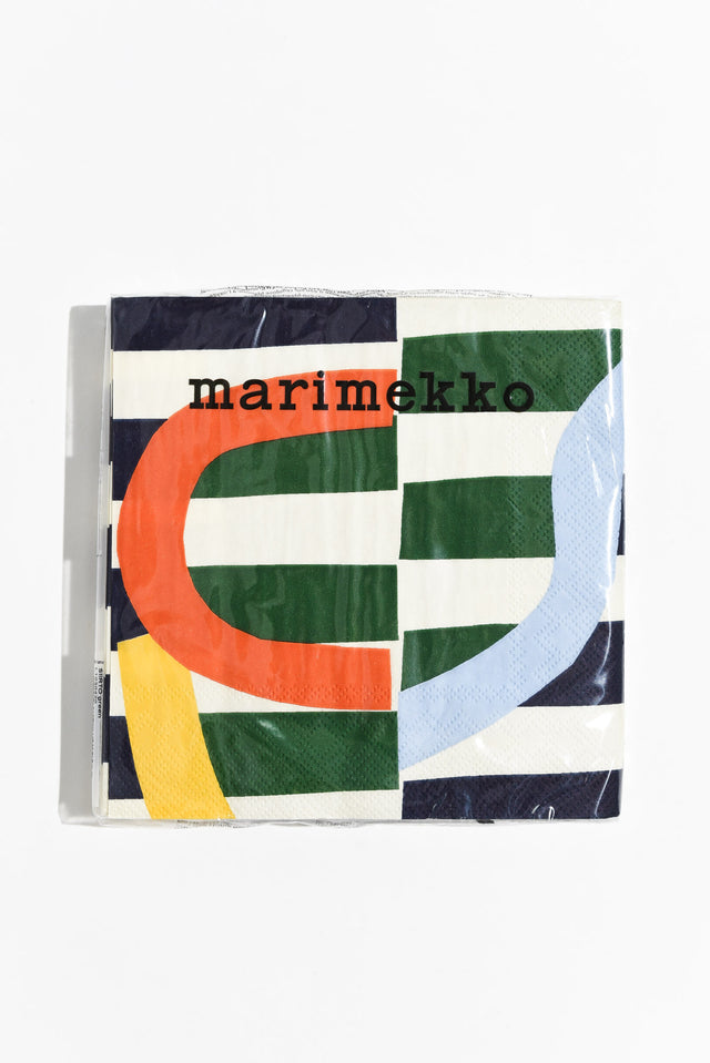 Siirto Green Stripe Napkins