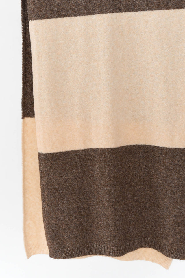 Silis Brown Splice Scarf image 3