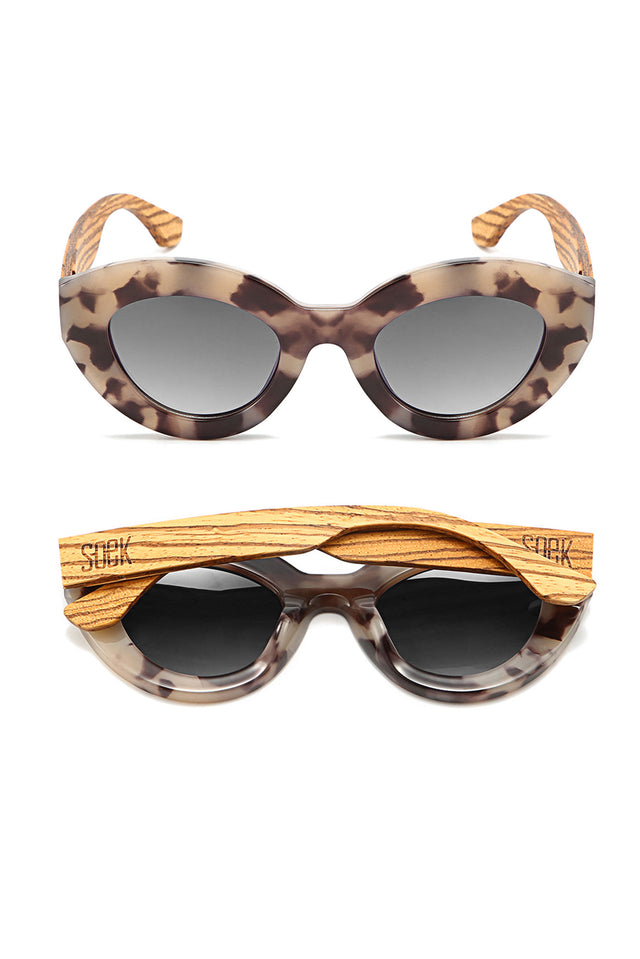 Stevie Tortoiseshell Wooden Sunglasses image 3