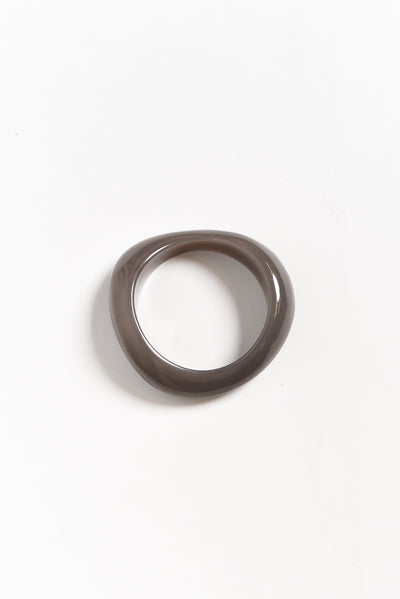 Suna Grey Asymmetric Bangle