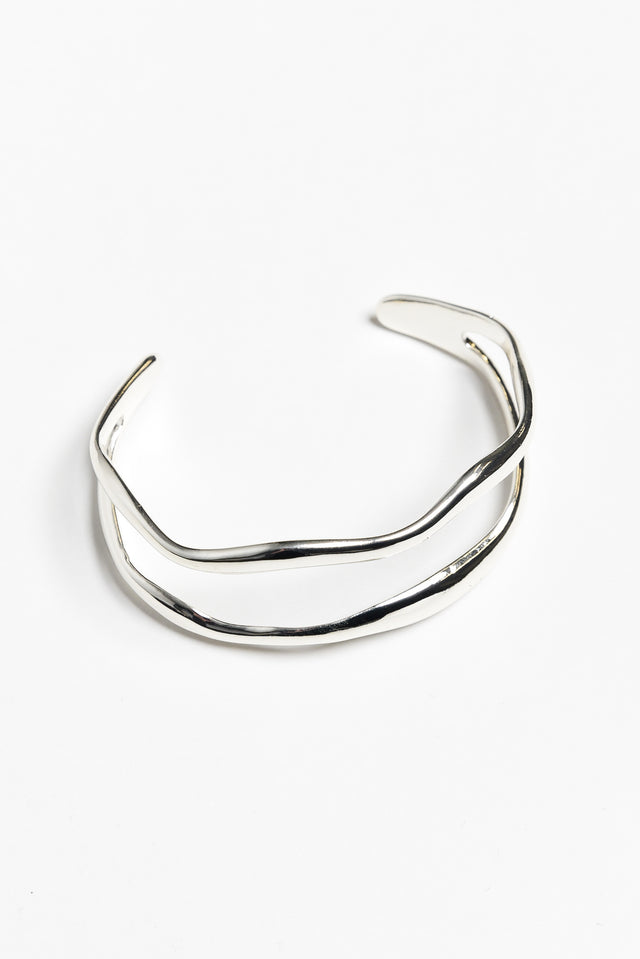 Suzette Silver Wavy Cuff