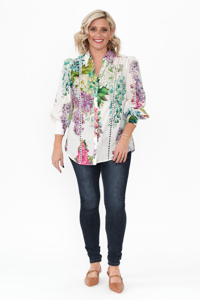 Swanson Wisteria Alba Cotton Shirt image 3