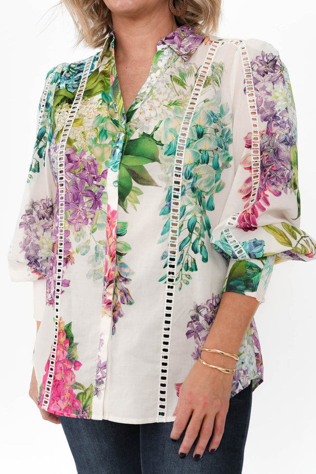 Swanson Wisteria Alba Cotton Shirt image 6