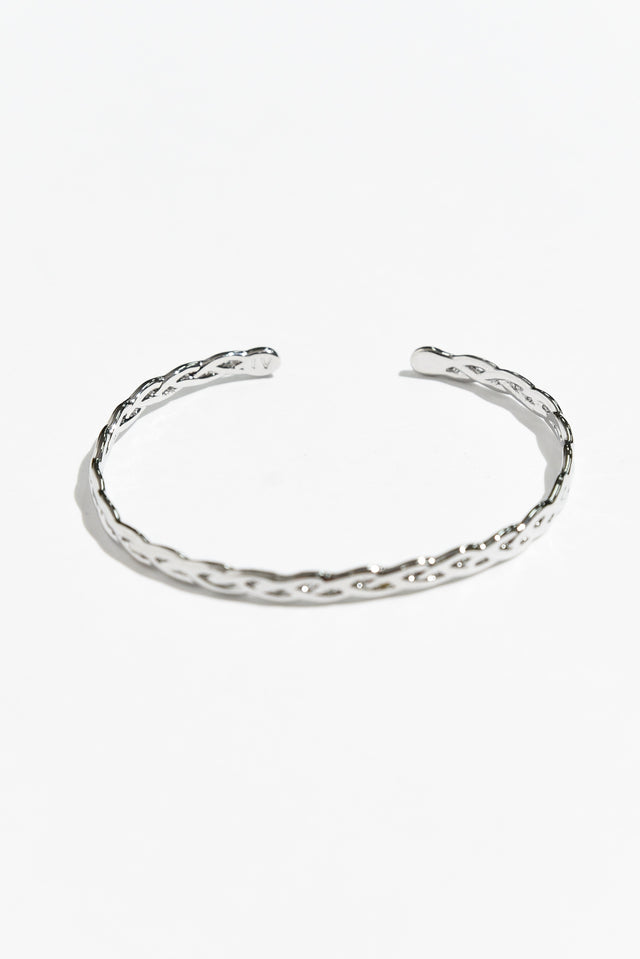 Sylvie Silver Woven Cuff