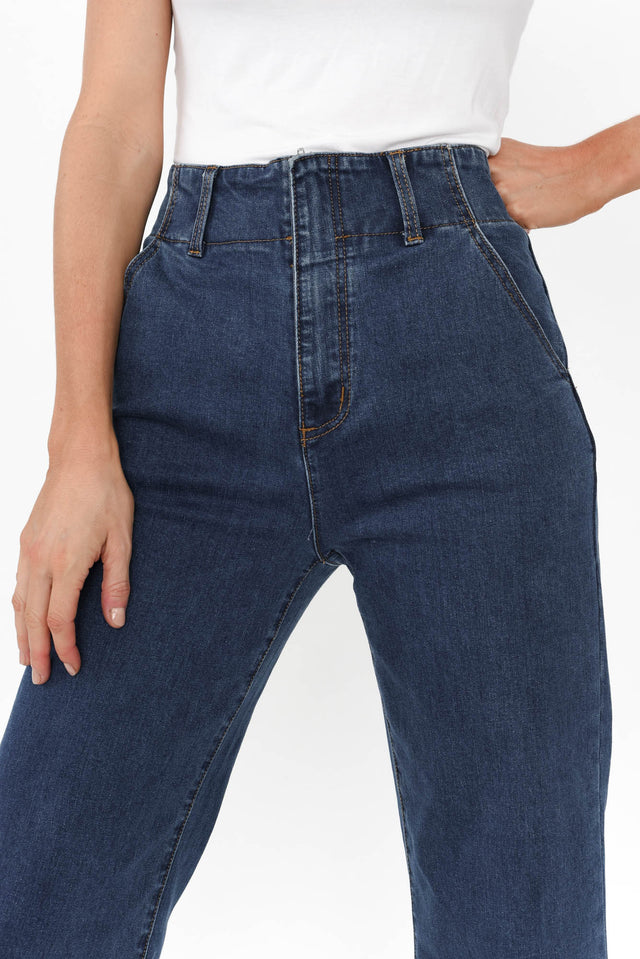 Tamika Blue Denim Stretch Jeans image 8