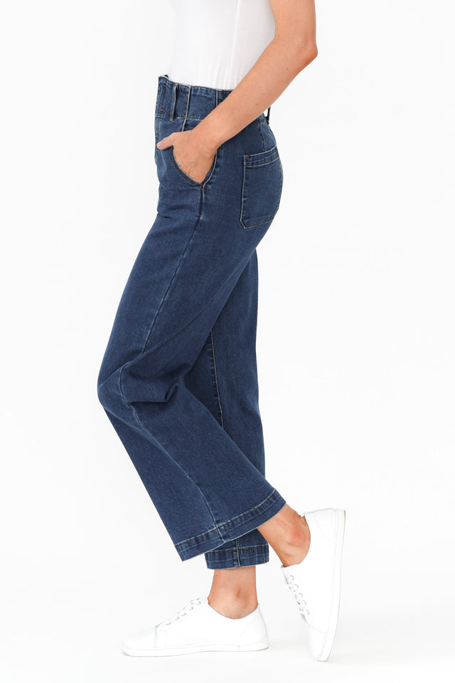 Tamika Blue Denim Stretch Jeans image 6