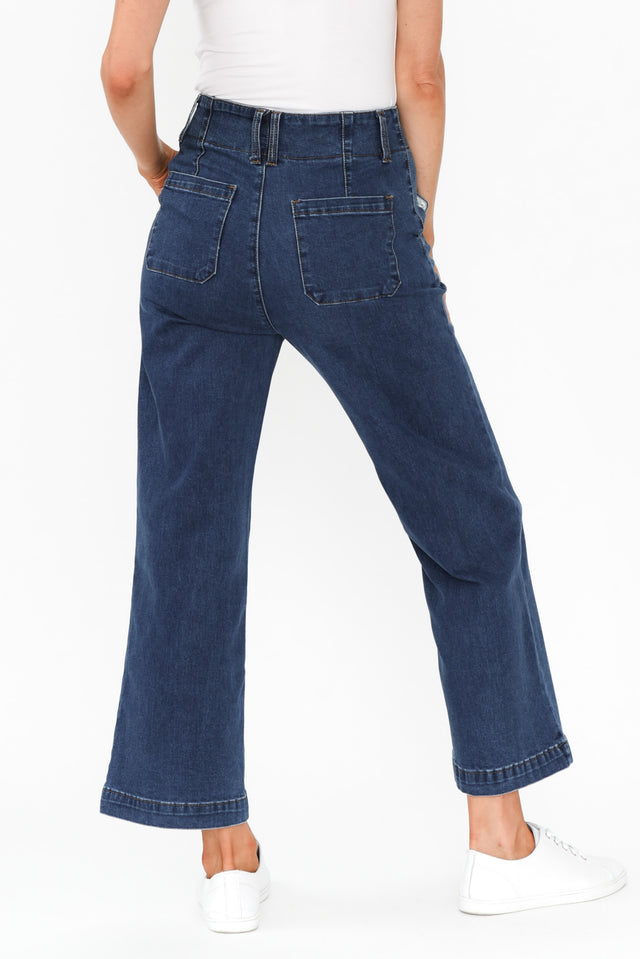 Tamika Blue Denim Stretch Jeans image 7