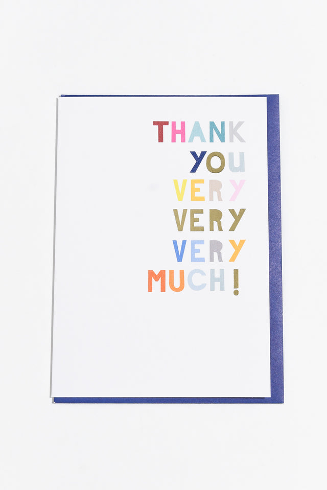 Thank You Very Much Greeting Card