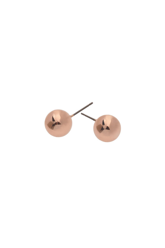 Tommy Rose Gold Stud Earrings