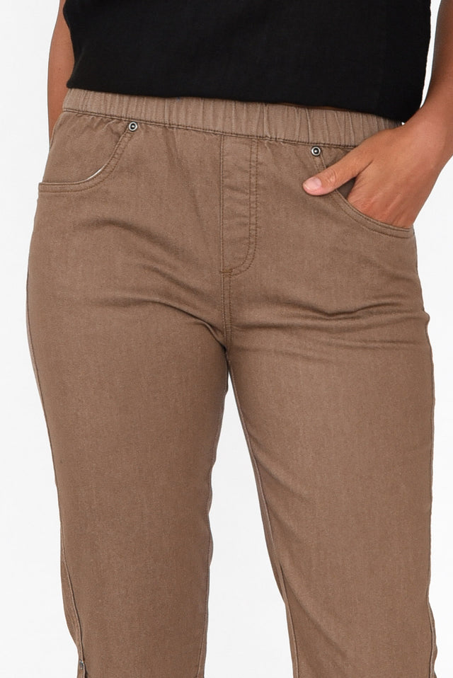 Tora Chocolate Stretch Shorts image 3