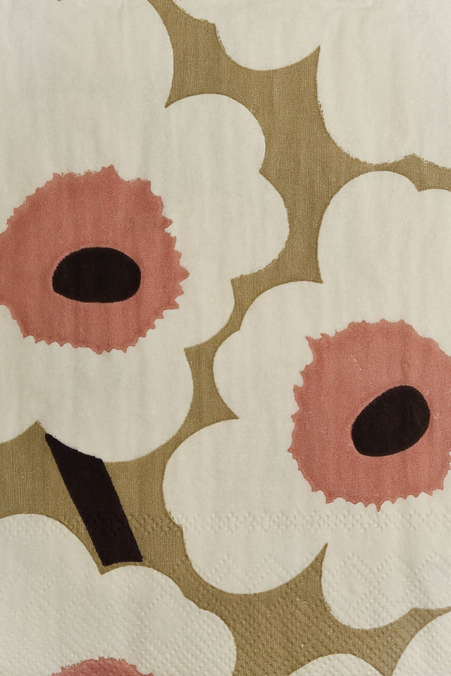 Unikko Cream Flower Napkins image 3