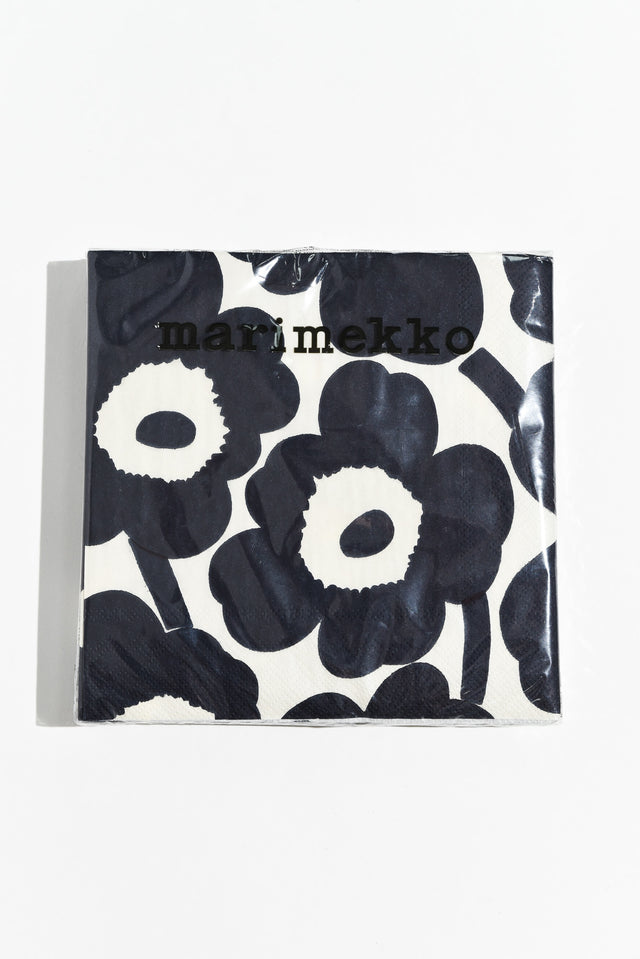 Unikko Dark Blue Flower Napkins