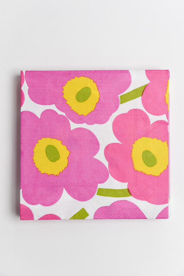 Unikko Pink Flower Napkins image 3