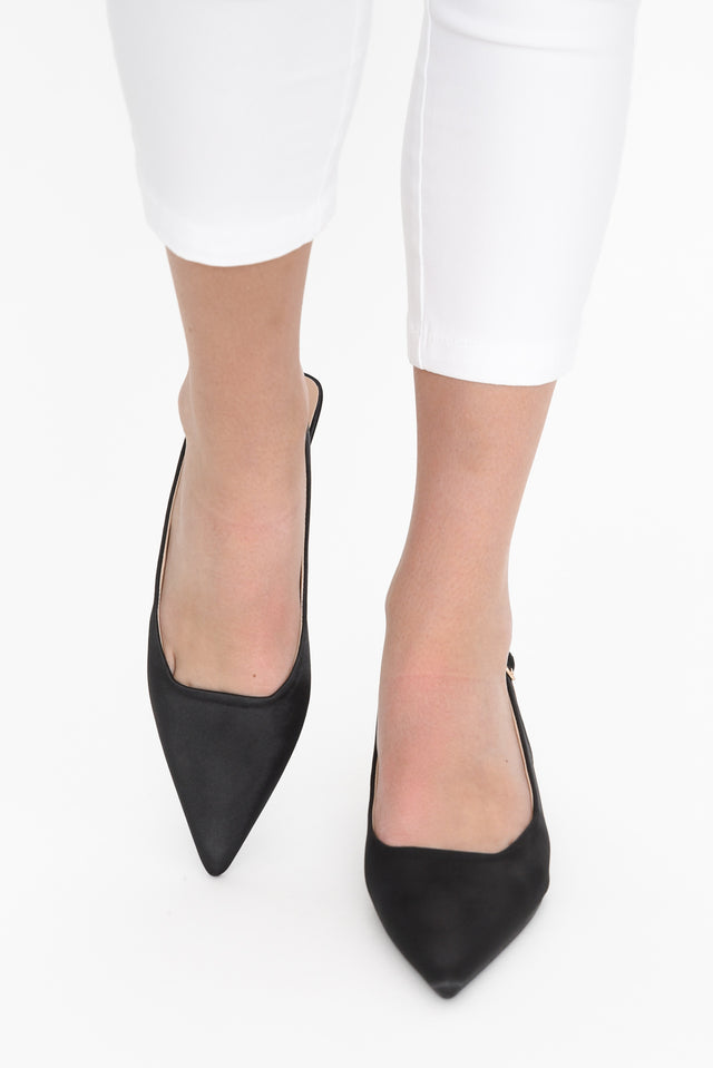 Wizz Black Slingback Heel image 3