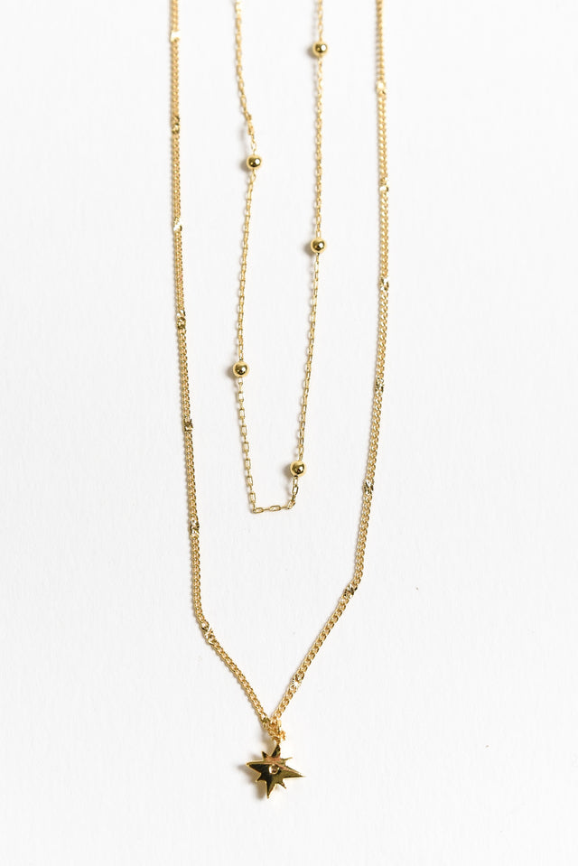 Wret Gold Star Necklace