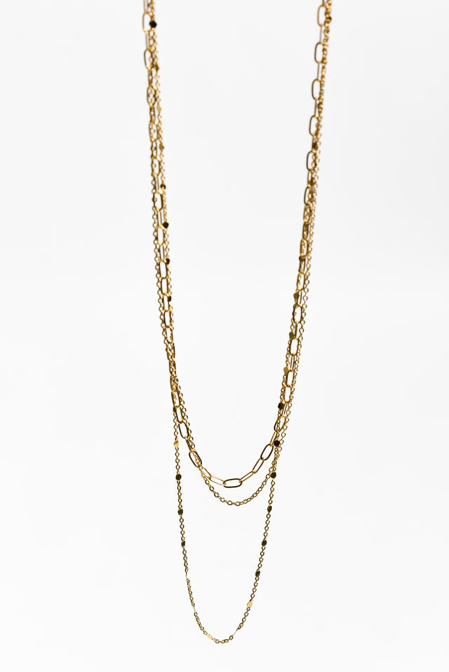 Yulia Gold Layered Necklace image 1