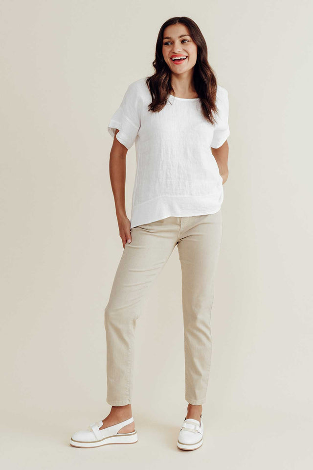 Zadie Beige Stretch Jeans image 1