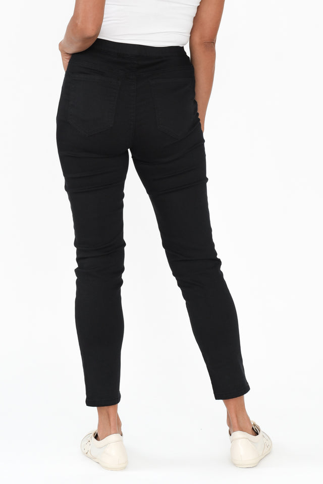 Zadie Black Denim Stretch Jeans image 3