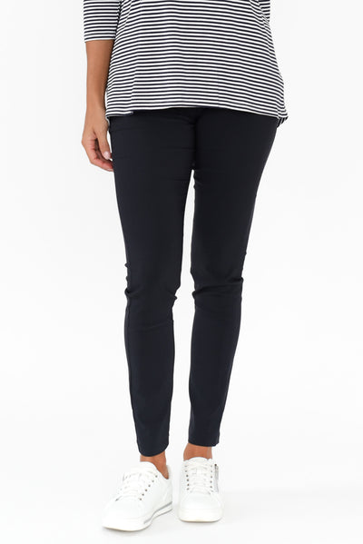 Zara Navy Stretch Pants