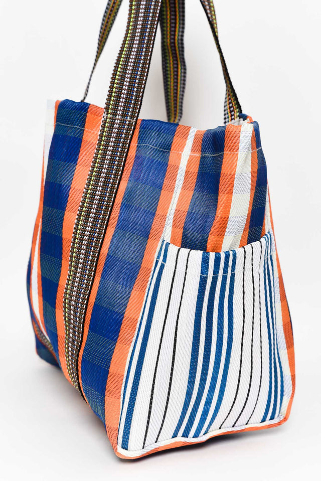 Zorita Orange Stripe Tote Bag image 3