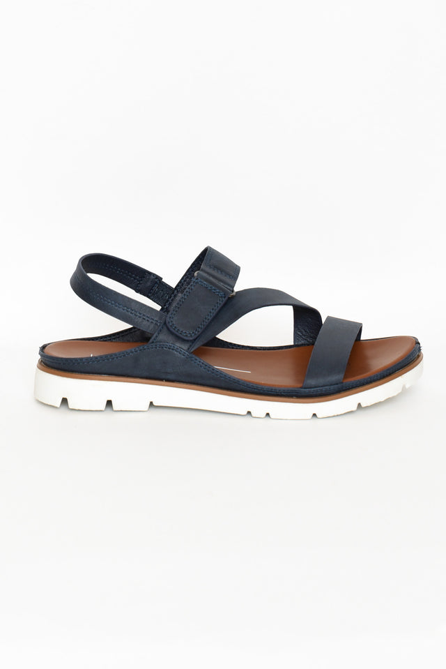 Ashli Navy Strappy Sandal image 7