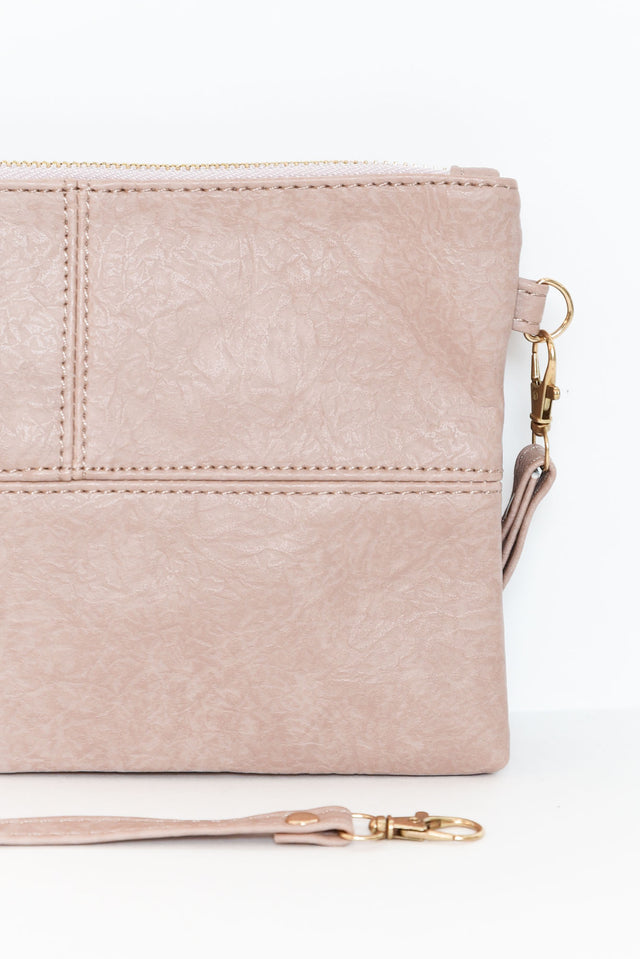 Brynn Blush Tassel Crossbody Bag image 3